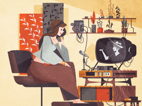 MCM webcam session editorial mid century modern illustration art vecto.png