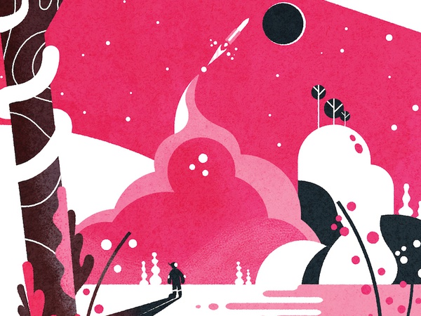 oh ... no ... left alone. design flat colours world alien space launch.jpg