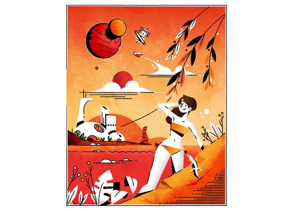 Off-world fun! retro design futurism texture minimalist architecture c.jpg