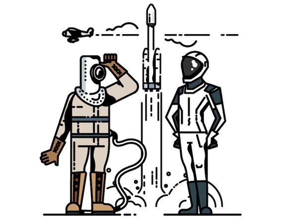 Past and Future suit sticker icon minimalist illustration vector pilot.jpg