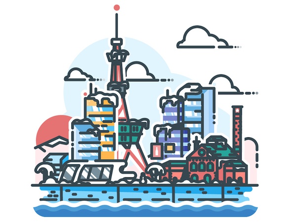 Sapporo! sapporo vector urban sticker skyline minimalist metropolis ja.jpg