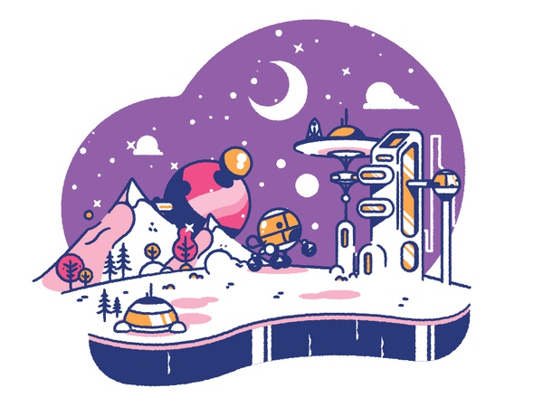 Space Camping! sticker stroke outline science fiction googie camping s.jpg