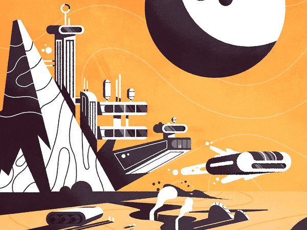 Strange places detail colour science fiction futurism spaceship launch.jpg