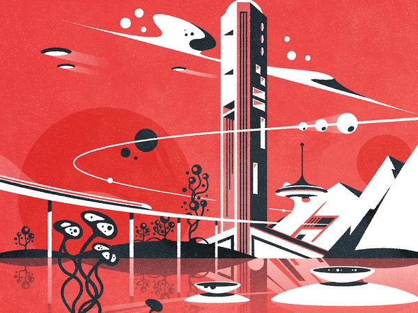 Terra II space illustrator minimalist skyline futurism cityscape archi.jpg