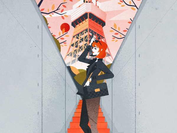 Tokyobunny texture design illustrator cityscape tokyo tower japan toky.jpg