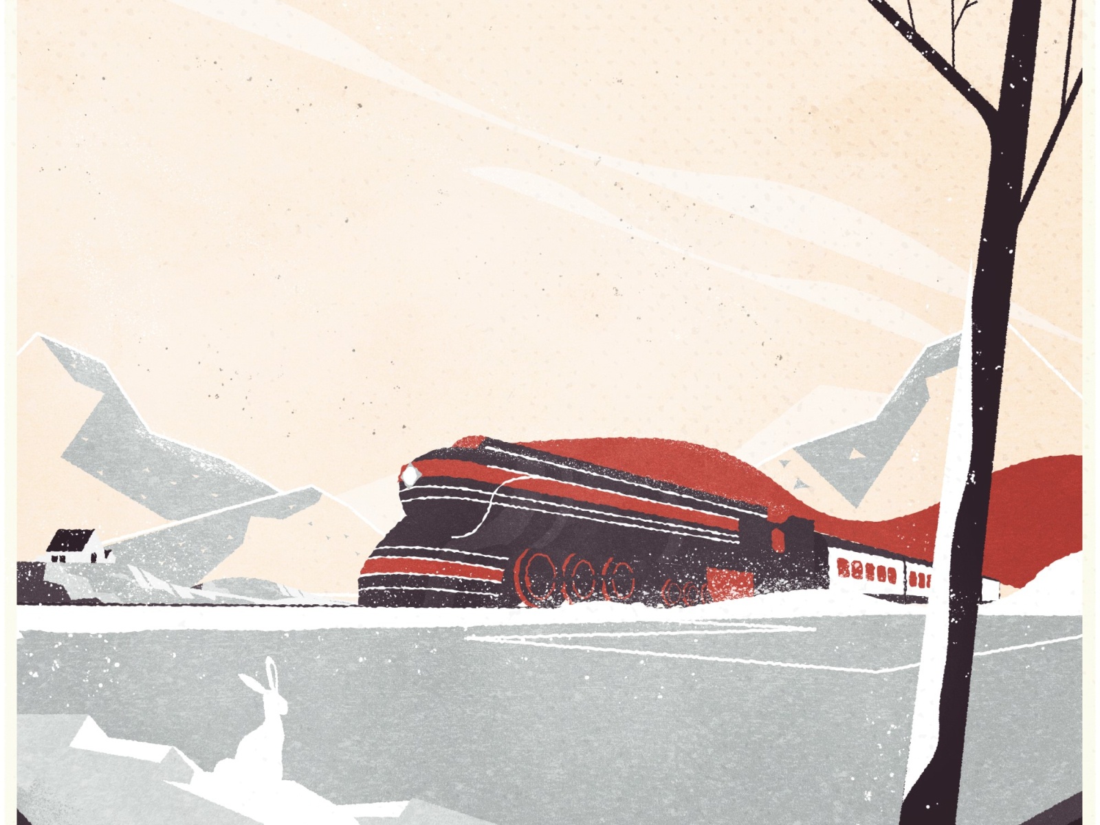 Winter Train vehicle train winter art deco design minimalist illustrat.jpg
