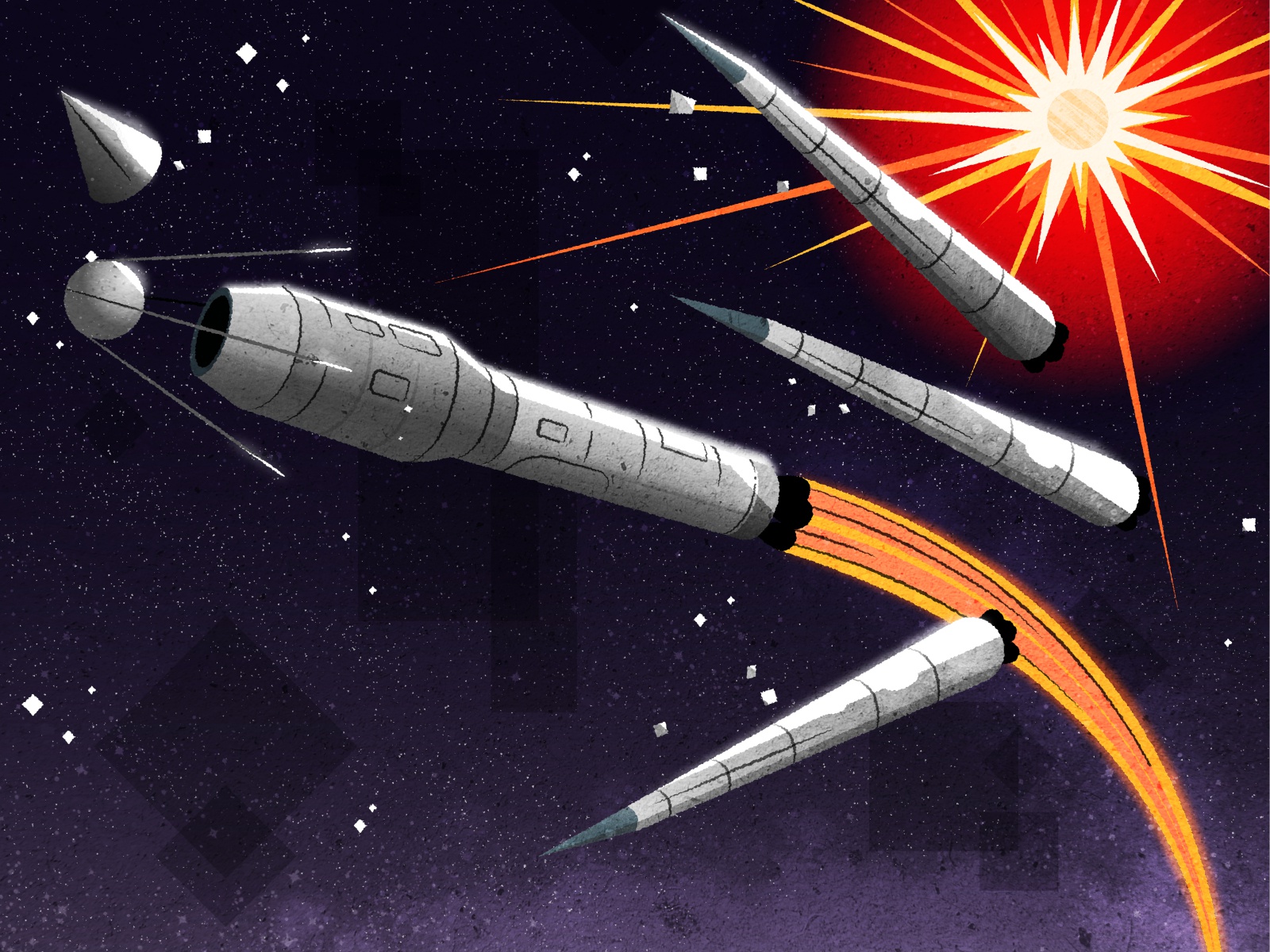 Sputnik design illustrator minimalist texture illustration vector sovi.jpg