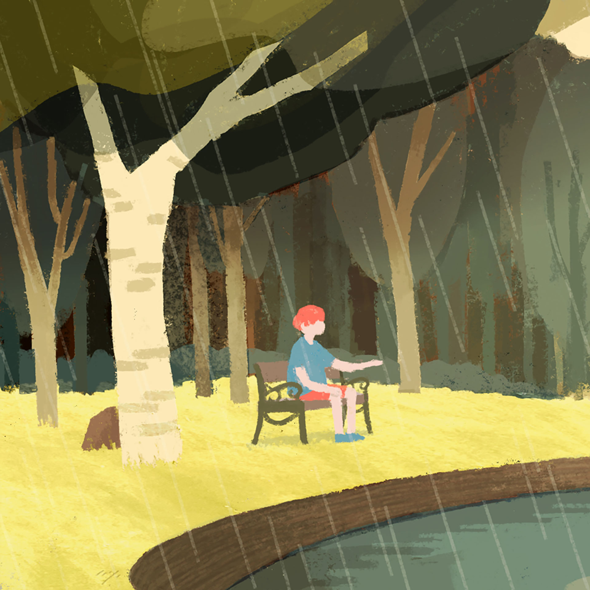 animal environment fantasy lake Nature nostalgic Park rain river sprin (2).jpg