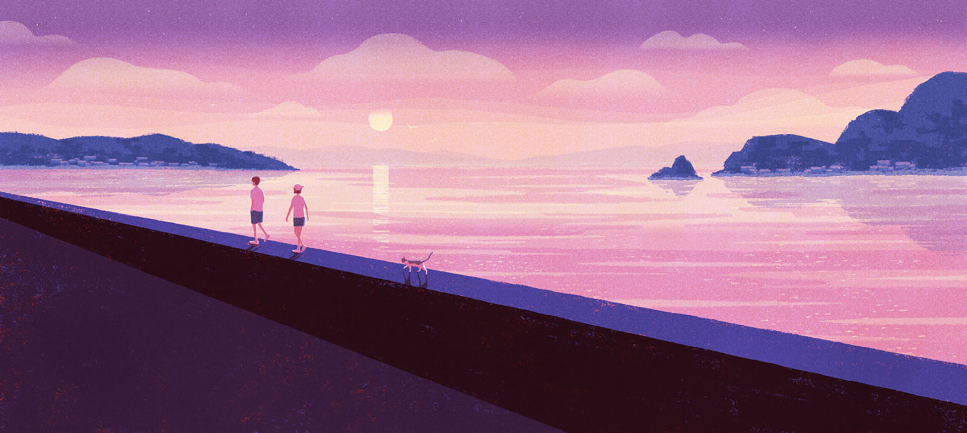 beach book Coast ILLUSTRATION  japan Nature Nostalgie sea Seaside suns.jpg