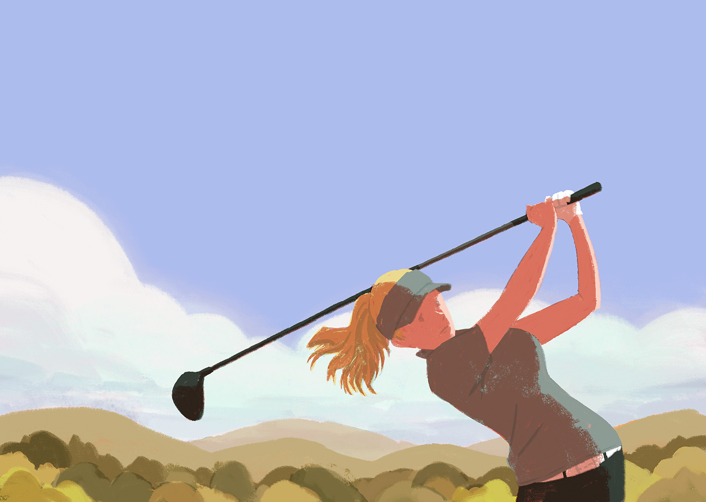 golf japan sports athlete ILLUSTRATION  GolfDigest Nature magazine Mar (2).jpg