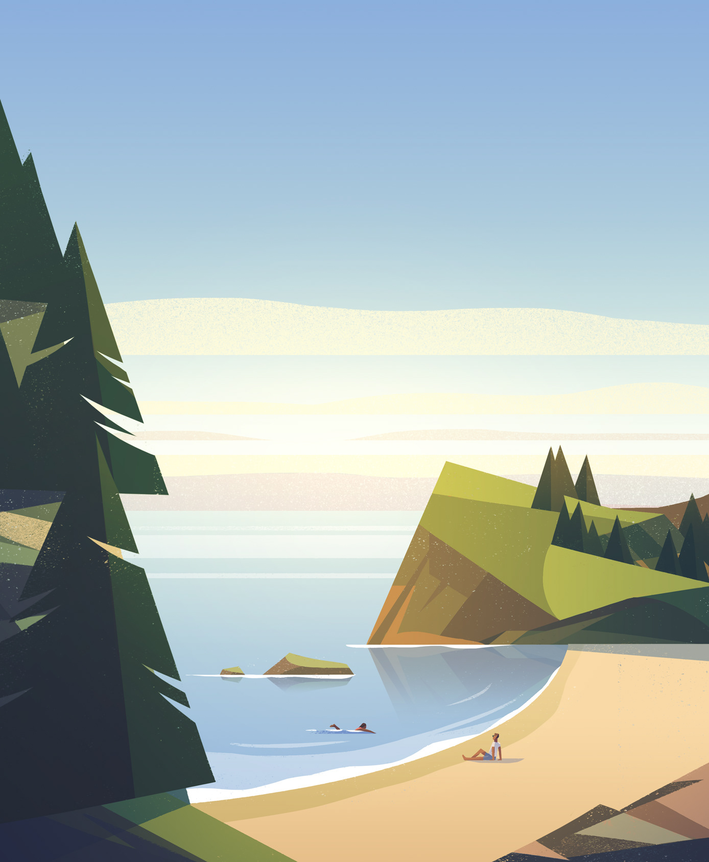 getaway Holiday lake mountains Nature relaxation relaxing Travel trees.jpg