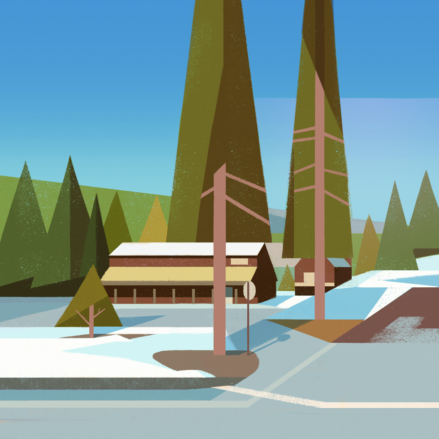 Landscape road Urban Nature trees house colorful world (7).jpg