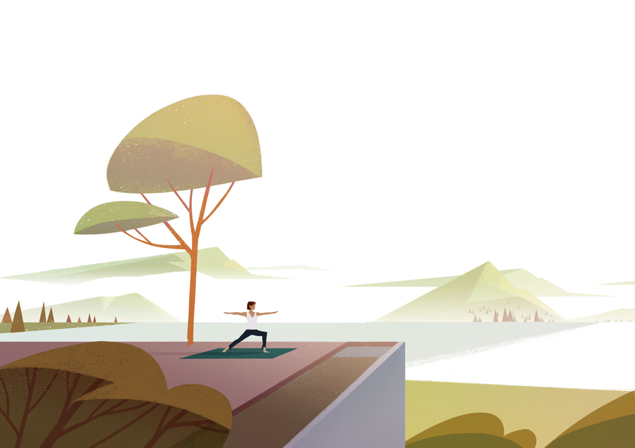 Yoga Landscape minimal Health magazine Tree  mountain exercise.jpg
