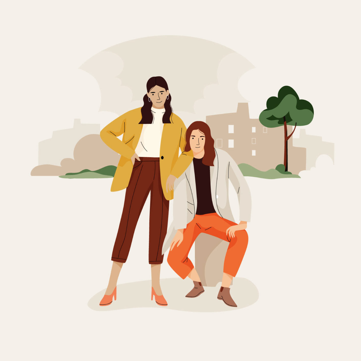 Drawing  ILLUSTRATION  vector pastel Character women Nature (7).jpg