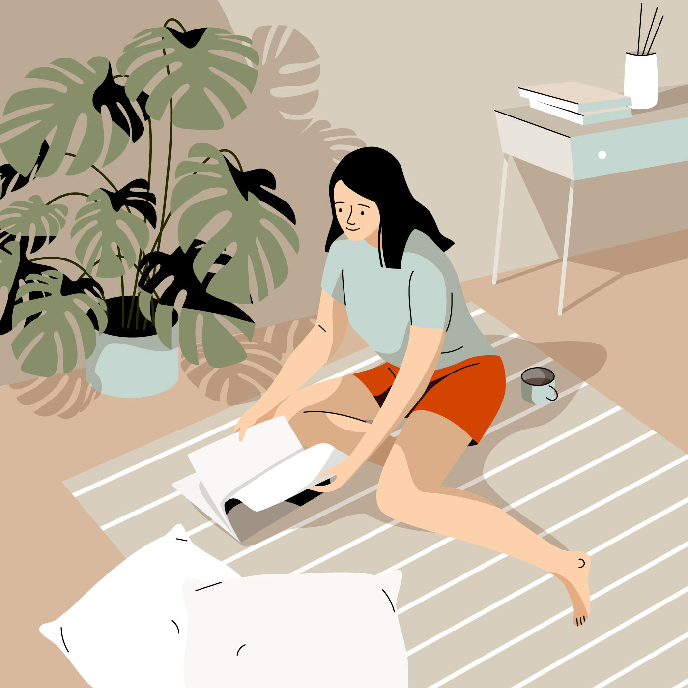Drawing  ILLUSTRATION  vector pastel Character women Nature (9).jpg