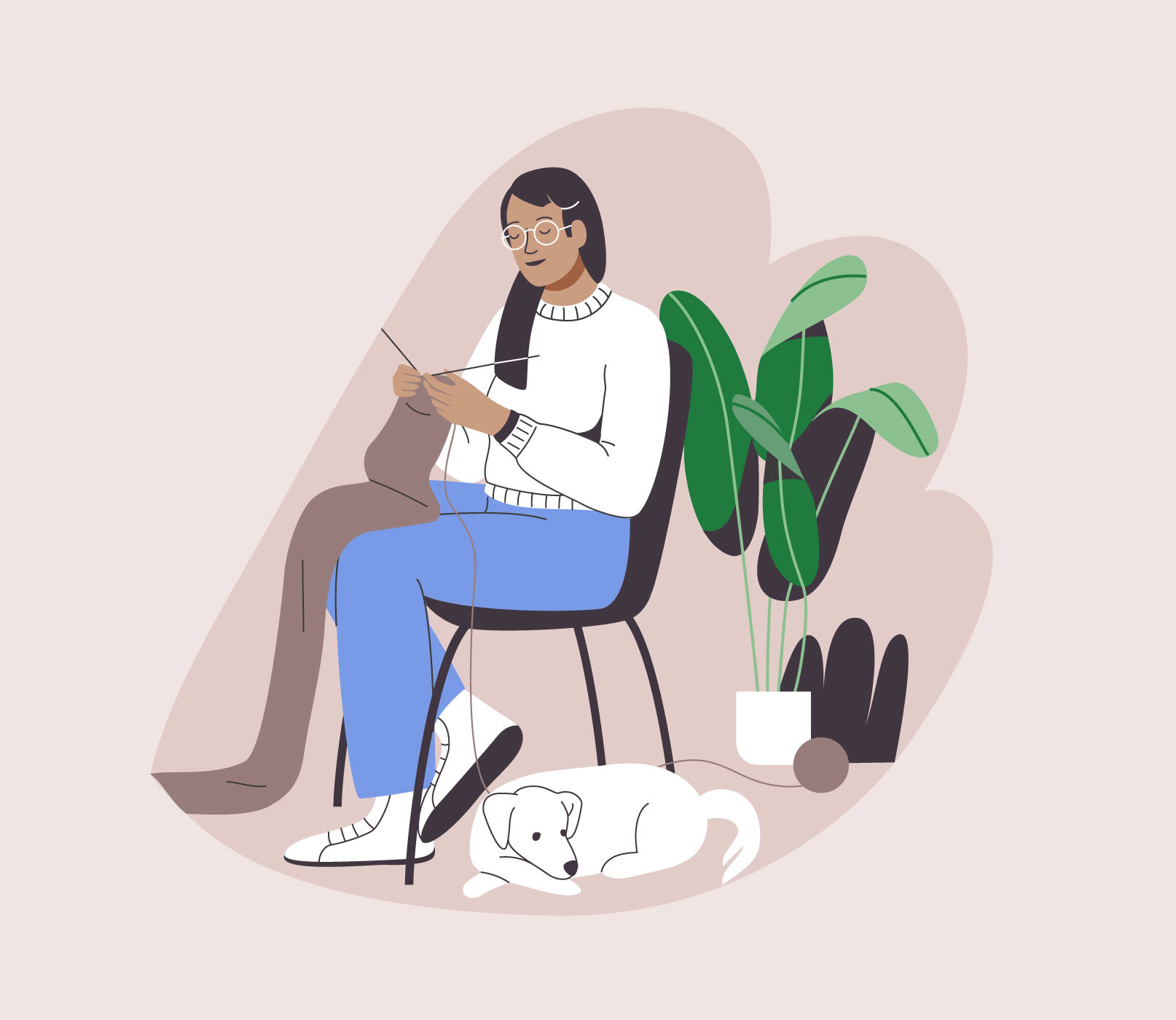 Drawing  ILLUSTRATION  vector pastel Character women Nature.jpg