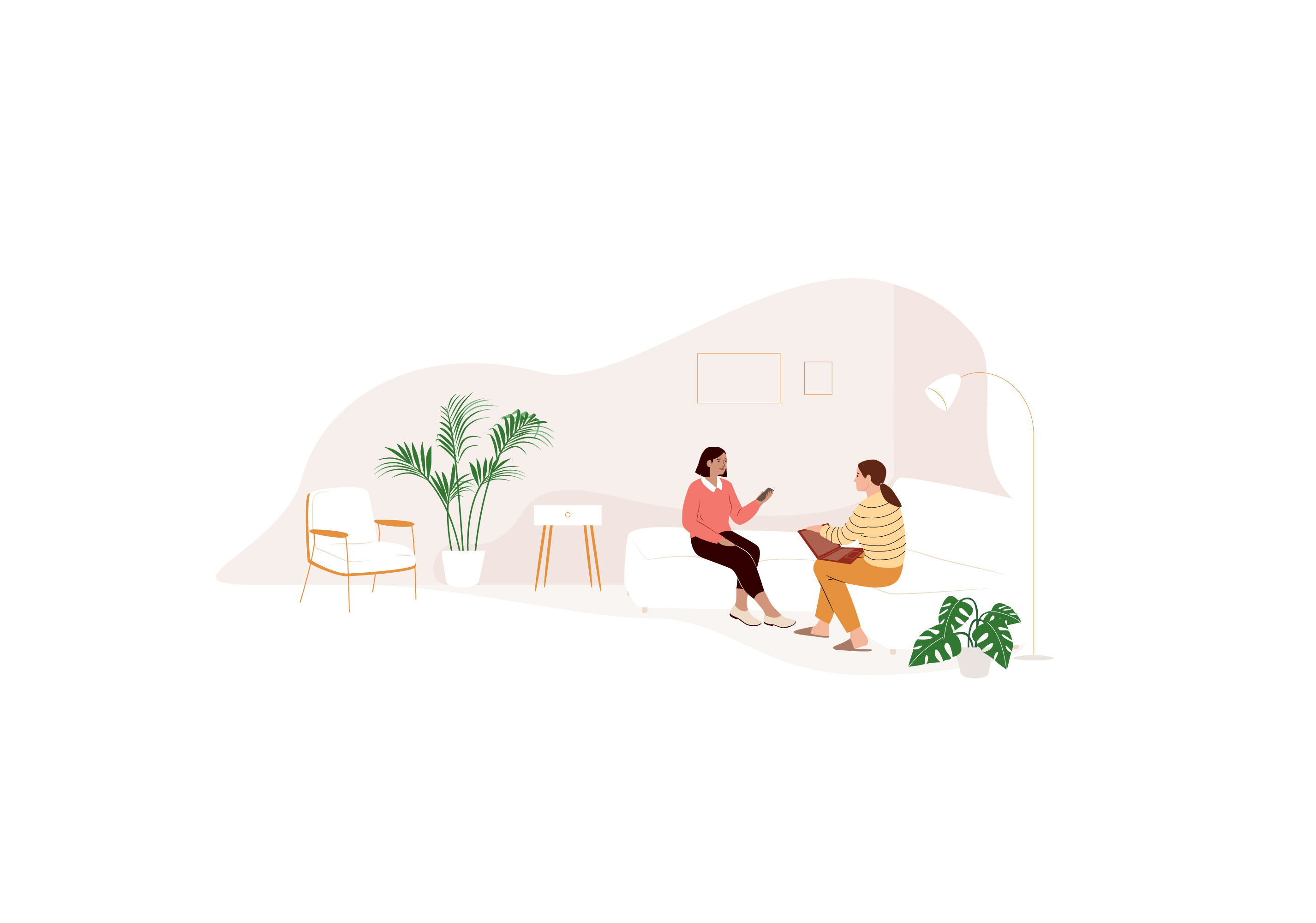 ILLUSTRATION  Character vector women pastel graphic house people men w (3).jpg