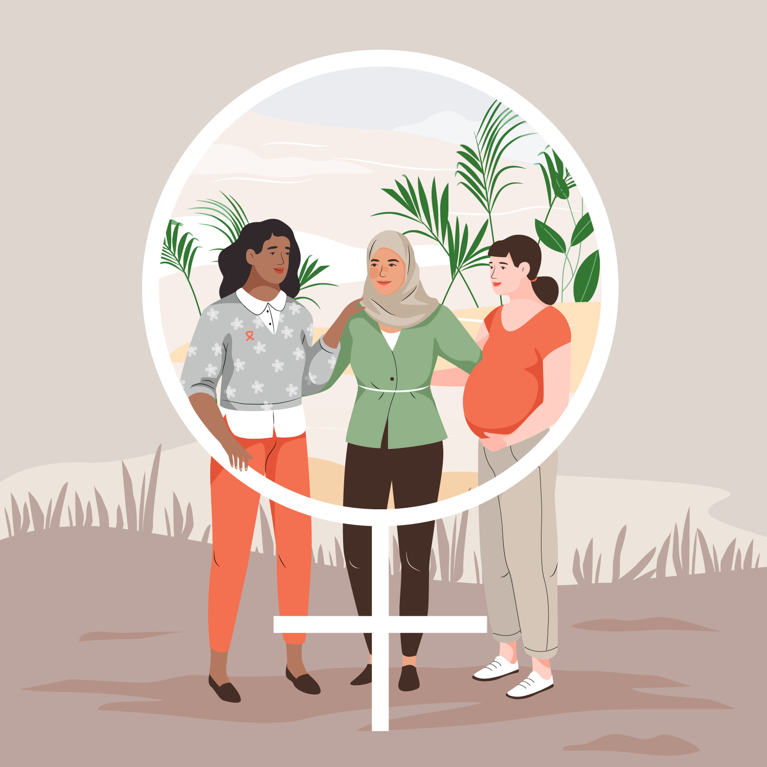 ILLUSTRATION  vector Character women people Love (2).jpg