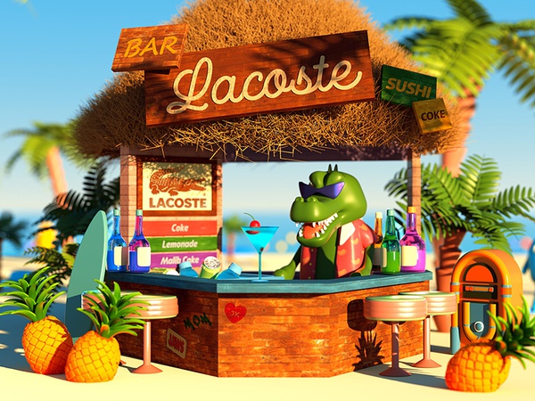 Beach Bar character octane cinema4d.jpg
