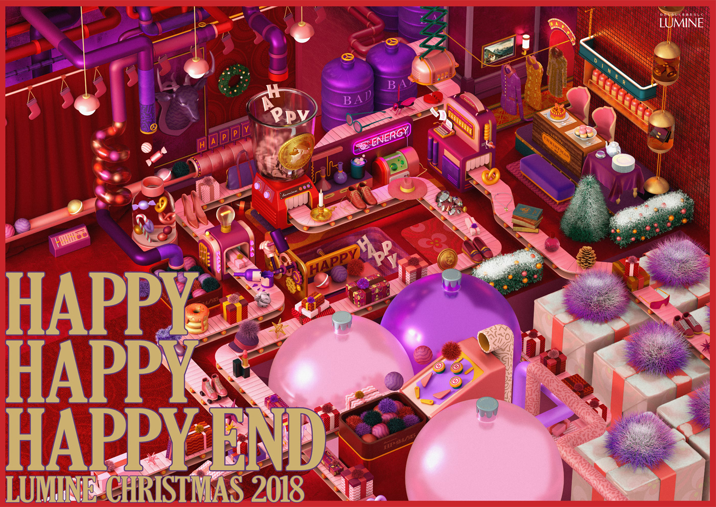 cinema4d 3D Christmas factory octane c4d.jpg