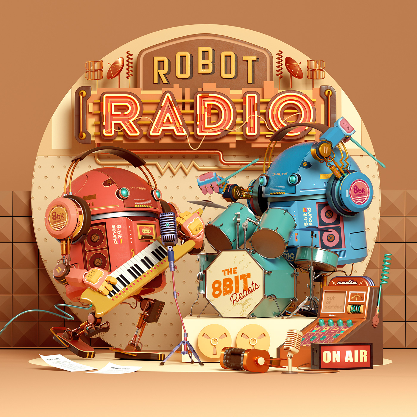 cinema4d c4d burger robot 3D (5).jpg