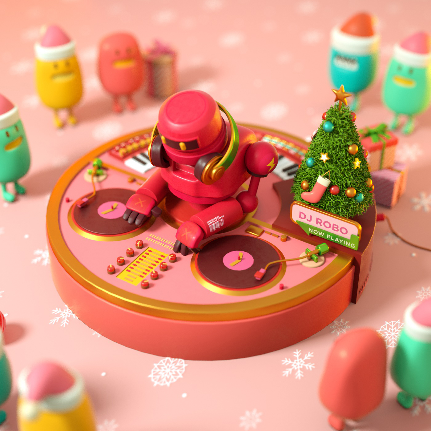cinema4d octane robot burger monster gorilla monkey toy Character (6).jpg