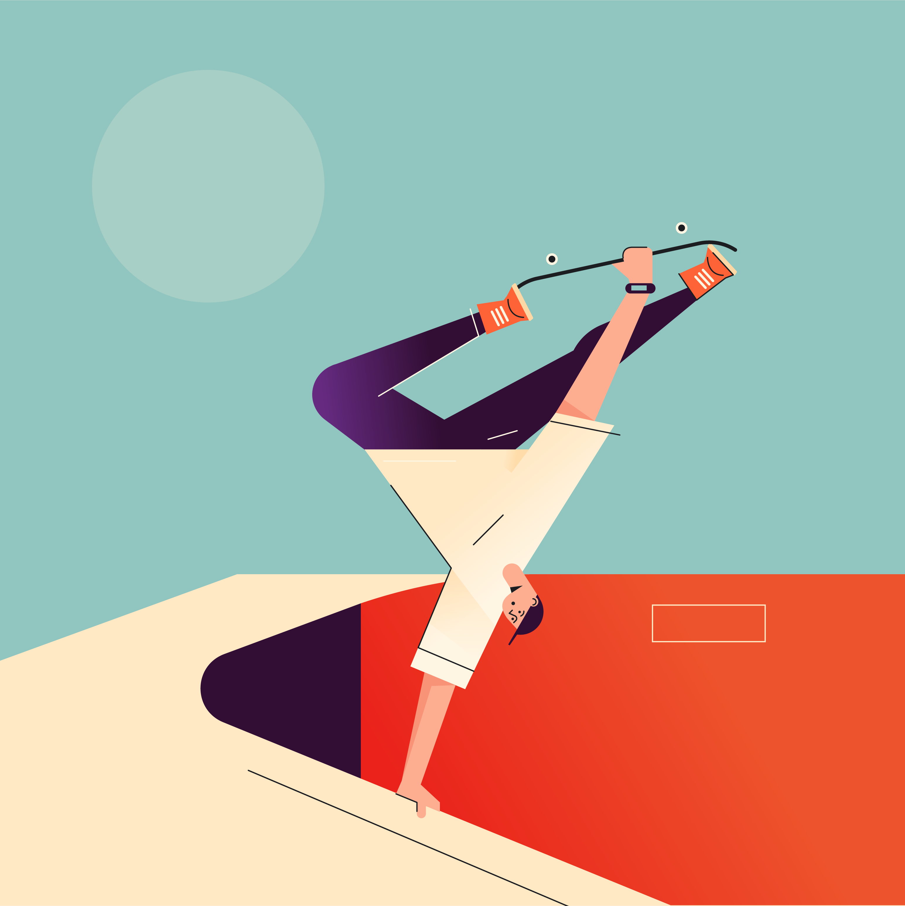 Vans Skating skateboard Character vector people.png