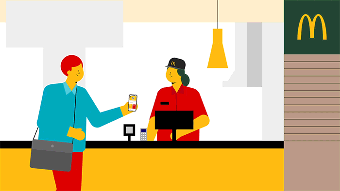 myMcDonalds animations on Behance.gif
