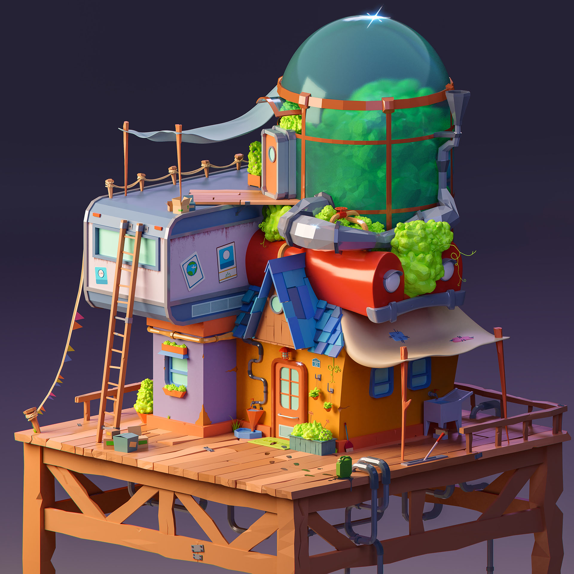 3D blender cartoon ILLUSTRATION  Isometric Low Poly lowpoly Render.jpg