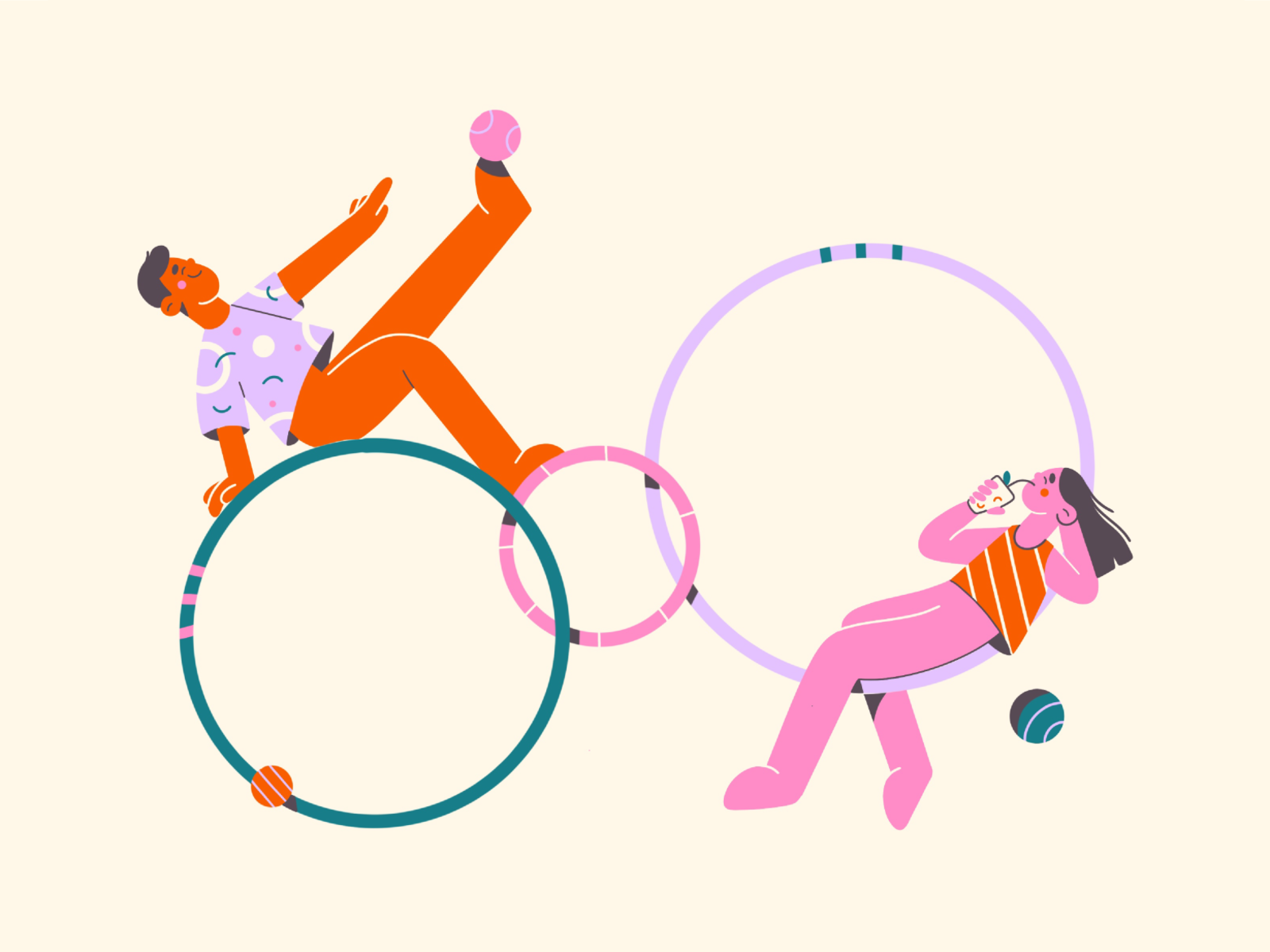 After work  flat illustrator vector flat minimal art colors fun web il.png