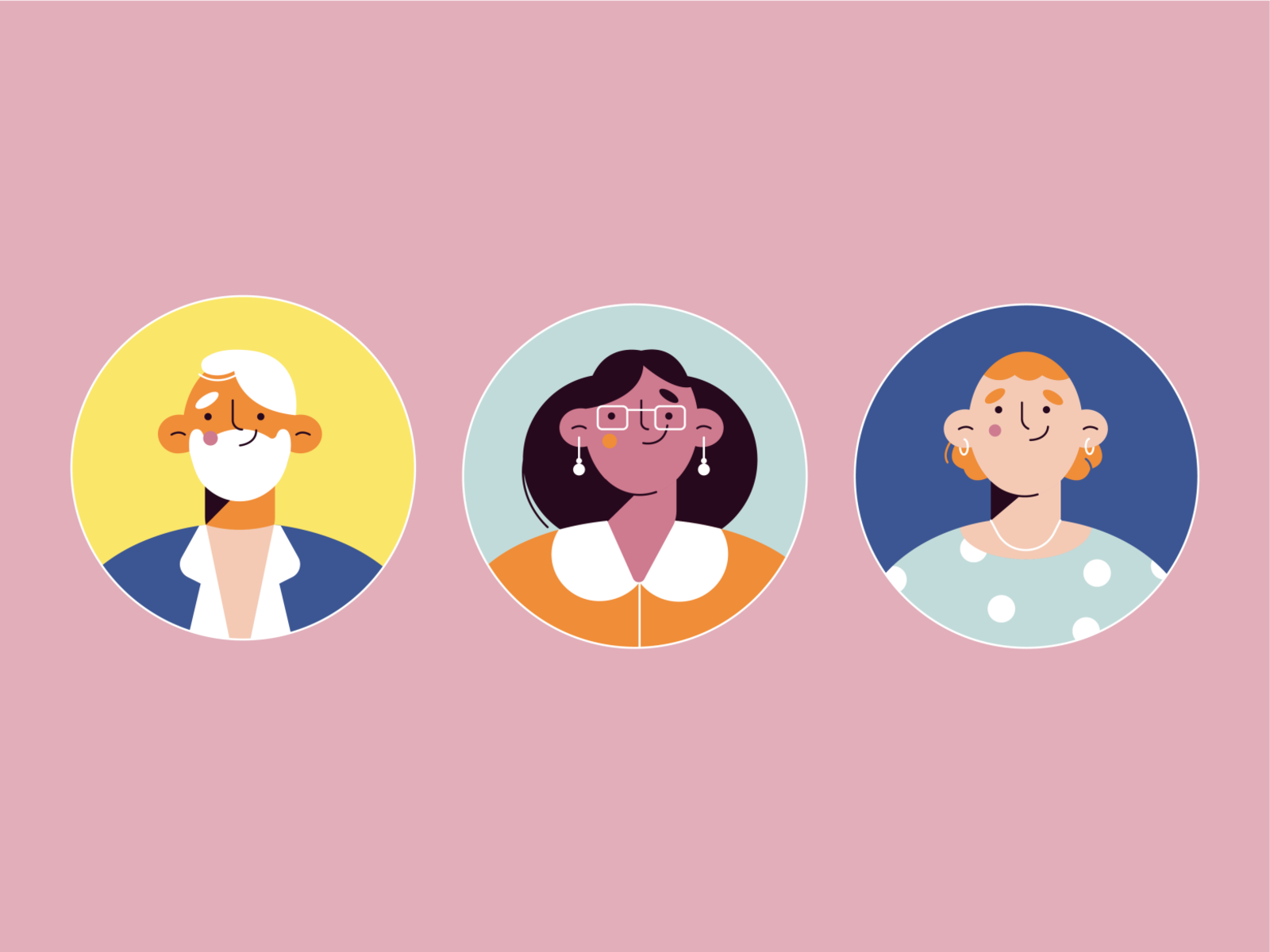 avatars web illustration faces cute cute illustrations avatar design a.png
