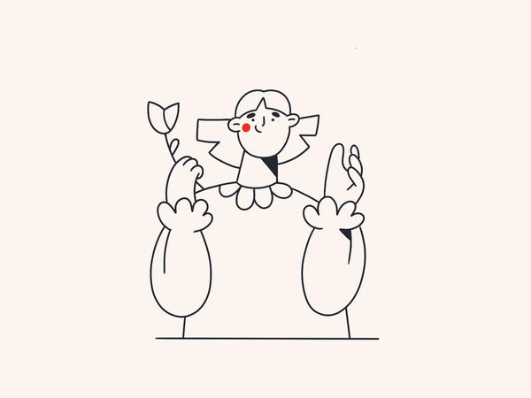 Be your own Valentine flat design animation animated gif gif happiness.png