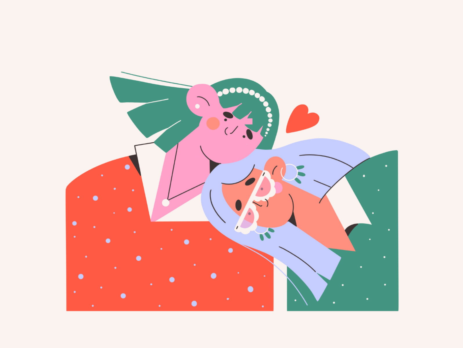 DTIYS hosted by fierybay web illustration colors contrast dtiys friend.png