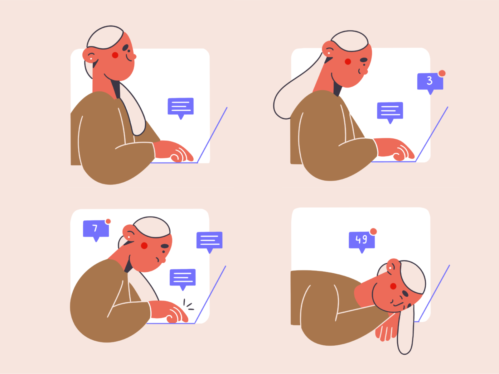 e-mails web illustration cute character cute illustration girl email o.png