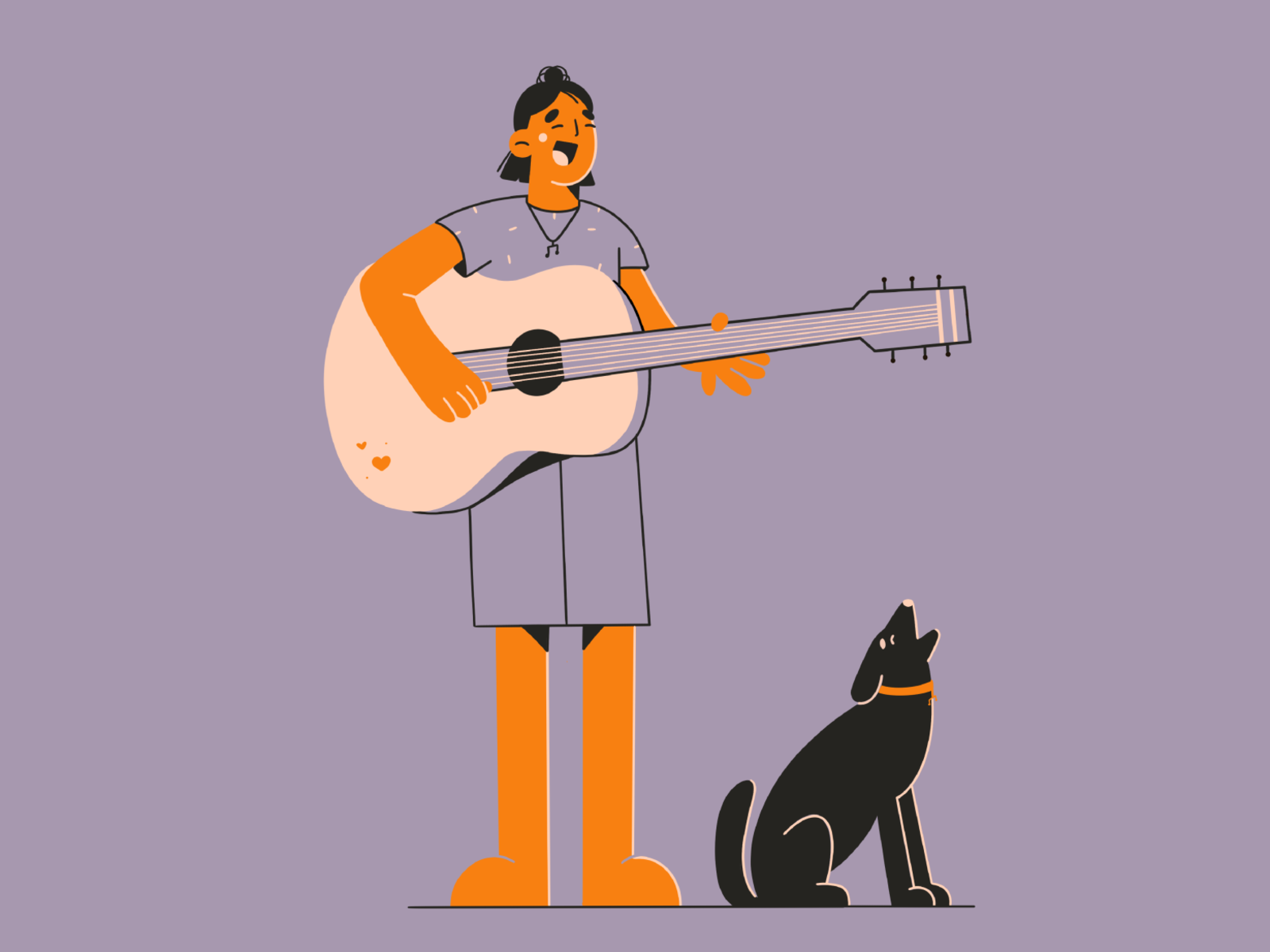 Lets sing together! music happiness friends artist guitar singer singi.png