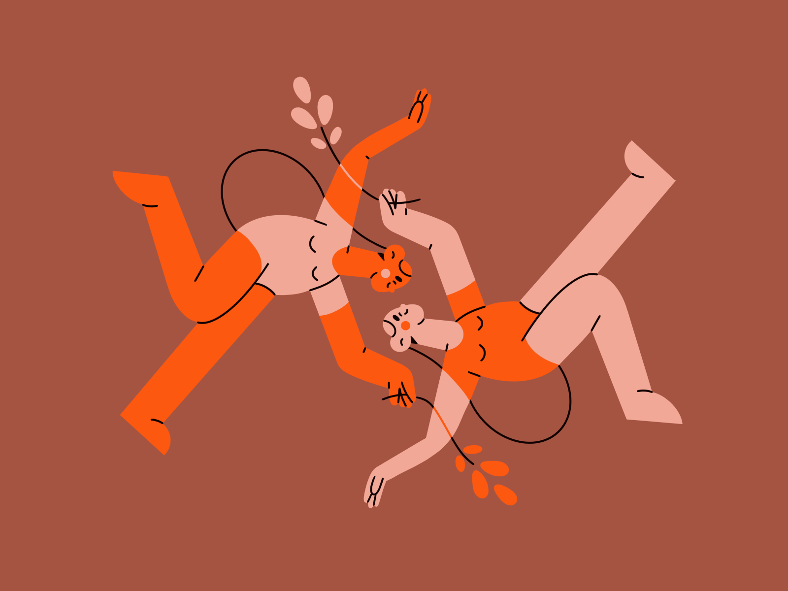 Nature is a woman app illustration web illustration blog illustration.png