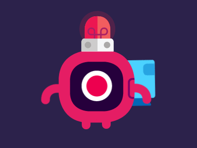 Alarm buddy character vector indie game.gif