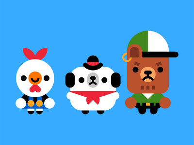 Best friends forever cute vector characters.png