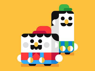 Bros cute vector game luigi mario.png