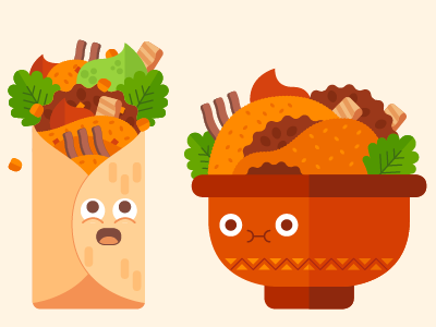 Burritos  cute vector characters editorial burritos.png