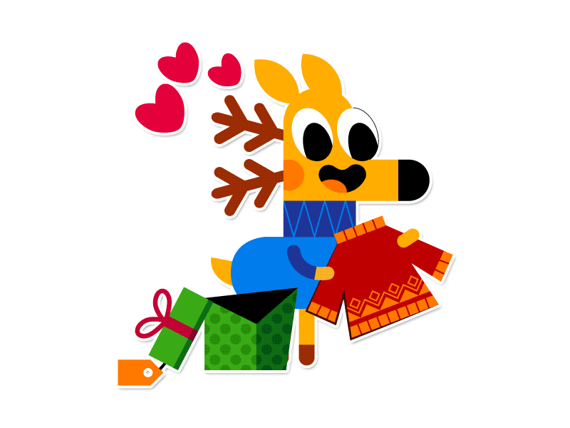 Deer  Yeti - Social messenger app stickers stickers appstickers messen.gif