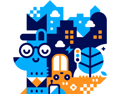 Doggy business vector cute business dog.png