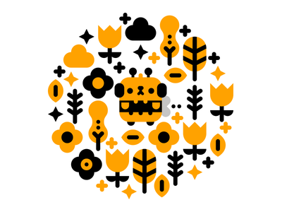 Dont forget to stop and smell the flowers vector character cute momo.png