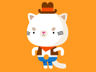 Doodle Everyday 3 Charly vector sticker cat.png