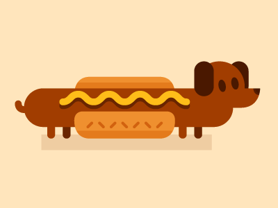 Doodle Everyday 5 Hot Dog sticker vector.png
