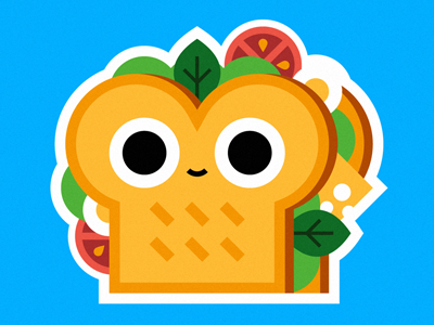 Eat me vector cute sticker sandwich.png