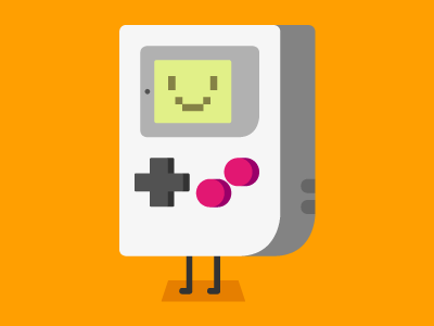 Happy birthday, gameboy character vector gif gameboy.gif