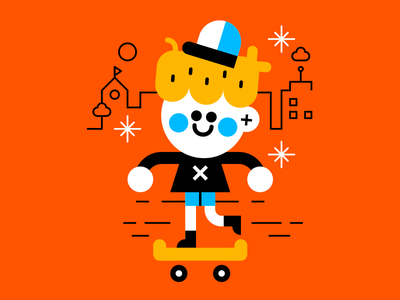 He was a sk8er boi skate vector character kids cute.png