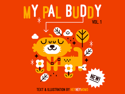 My pal Buddy cover book vector dog cute buddy.png