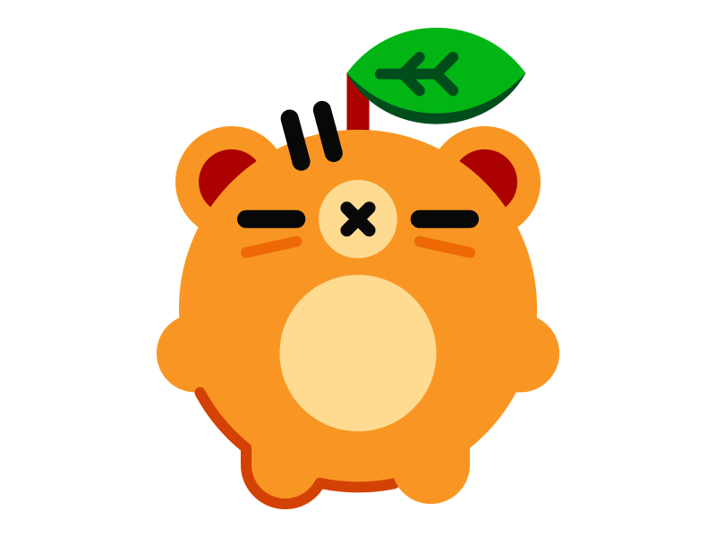 Naranja Sticker pack vector bear cute stickerpack stickers.gif